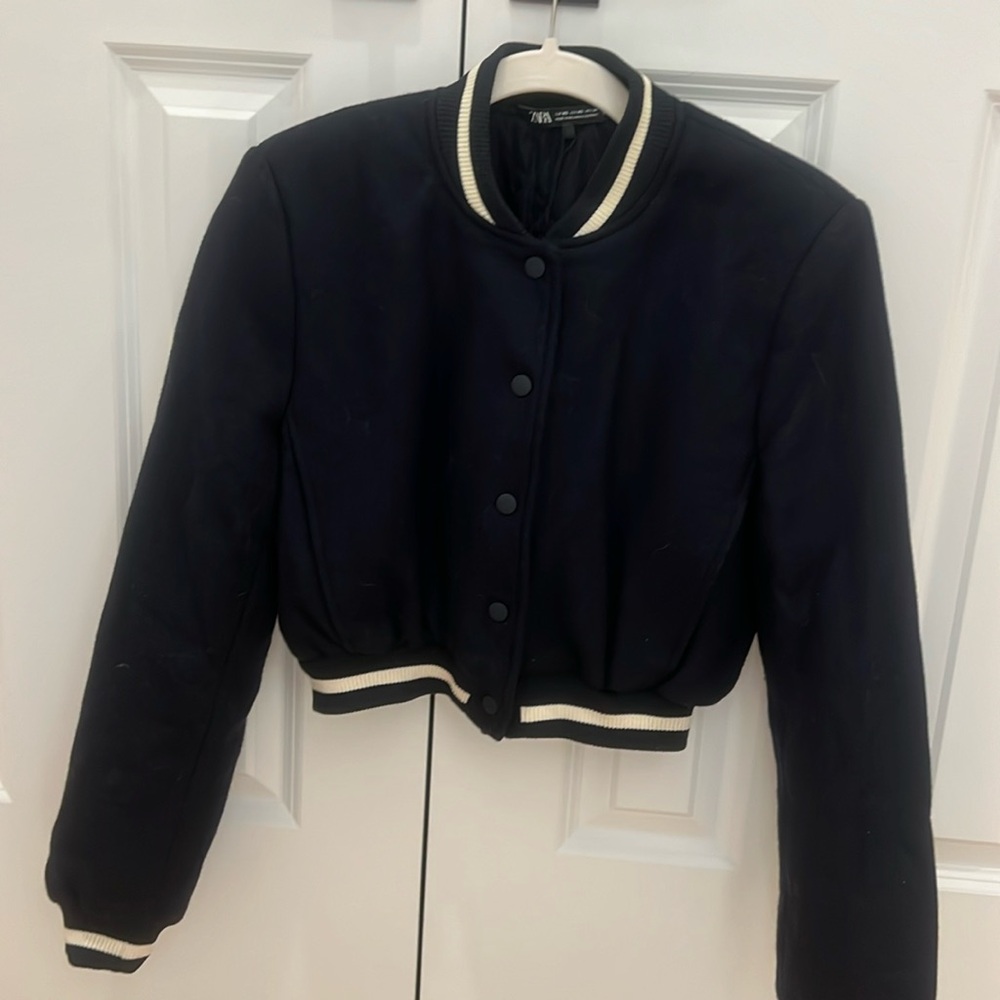 Zara Bomber Jacket Kristen Bell